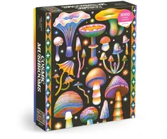 KNYGA Bookshop Cosmic Mushrooms 1000 Piece Puzzle