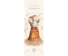 KNYGA Bookshop Country Companions Slim Calendar 2026