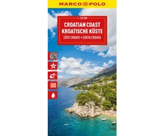 KNYGA Bookshop Croatia Coast Marco Polo Map