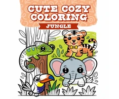 KNYGA Bookshop Cute Cozy Coloring: Jungle