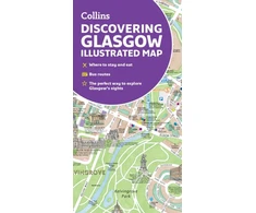 KNYGA Bookshop Discovering Glasgow Illustrated Map