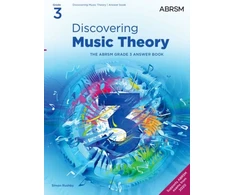 KNYGA Bookshop Discovering Music Theory, The ABRSM Grade 3 Answer Book