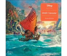 KNYGA Bookshop Disney Dreams Collection by Thomas Kinkade Studios 2026 Mini Wall Calendar