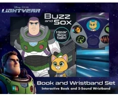 KNYGA Bookshop Disney Pixar Lightyear: Buzz and Sox Book and 5-Sound Wristband Set