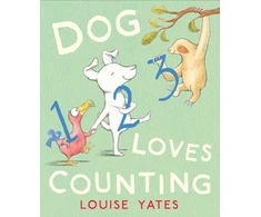 KNYGA Bookshop Dog Loves Counting