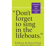 KNYGA Bookshop Don't Forget To Sing In The Lifeboats (U.S edition)
