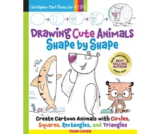 KNYGA Bookshop Drawing Cute Animals Shape by Shape