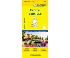 KNYGA Bookshop Drome Vaucluse - Michelin Local Map 332
