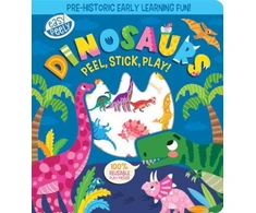 KNYGA Bookshop Easy Peely Dinosaurs - Peel, Stick, Play!
