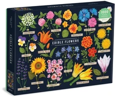 Dėlionė Bookshop Edible Flowers 1000 Piece Puzzle