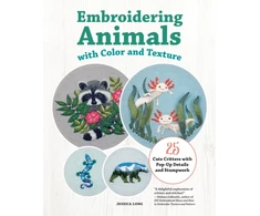 KNYGA Bookshop Embroidering Animals with Color and Texture