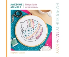 KNYGA Bookshop Embroidery Made Easy: Awesome Animals