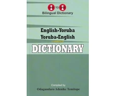 KNYGA Bookshop English-Yoruba &amp; Yoruba-English One-to-One Dictionary