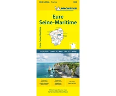 KNYGA Bookshop Eure Seine-Maritime - Michelin Local Map 304