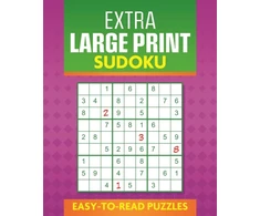 KNYGA Bookshop Extra Large Print Sudoku