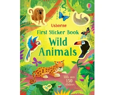 KNYGA Bookshop First Sticker Book Wild Animals