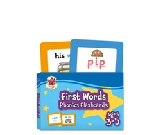 KNYGA Bookshop First Words Phonics Flashcards for Ages 3-5