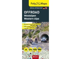 KNYGA Bookshop FolyMaps OFFROAD Western Alps 1:250,000