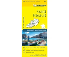 KNYGA Bookshop Gard, Herault - Michelin Local Map 339
