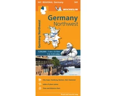 KNYGA Bookshop Germany Northwest - Michelin Regional Map 541