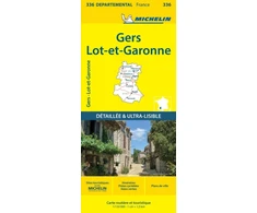 KNYGA Bookshop Gers Lot-et-Garonne - Michelin Local Map 336