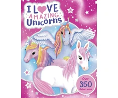 KNYGA Bookshop I Love Amazing Unicorns Sticker Activity Book