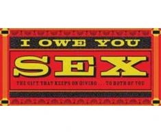 KNYGA Bookshop I Owe You Sex