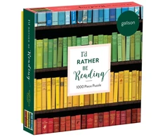 Dėlionė Bookshop I'd Rather Be Reading 1000 Piece Puzzle in Square Box