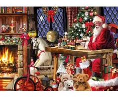 KNYGA Bookshop Jigsaw 1000 Piece - Santa'S Workshop