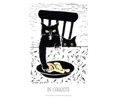 KNYGA Bookshop Jo Cox Poster: Cats in Cahoots