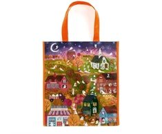 KNYGA Bookshop Joy Laforme Spooky Village Reusable Shopping Bag
