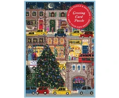 KNYGA Bookshop Joy Laforme Winter Lights Greeting Card Puzzle
