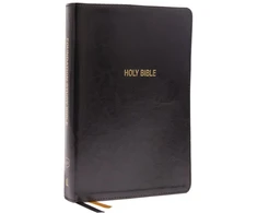 KNYGA Bookshop KJV, Foundation Study Bible, Large Print, Leathersoft, Juodas, Raudona Letter, Comfort Print