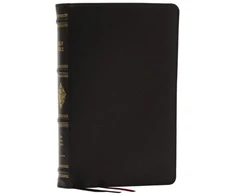 KNYGA Bookshop KJV, Personal Size Reference Bible, Sovereign Collection, Juodas Premium Goatskin Leather, Premier Collection, Comfort Print