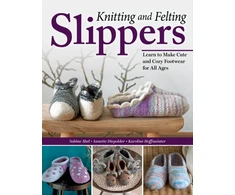 KNYGA Bookshop Knitting and Felting Slippers