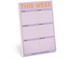 KNYGA Bookshop Knock Knock This Week Pad (Pastel Edition)