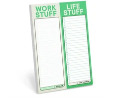 KNYGA Bookshop Knock Knock Work Stuff / Life Stuff Perforated Pad (Pastel Version)