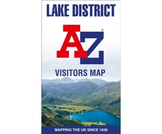 KNYGA Bookshop Lake District A-Z Visitors Map