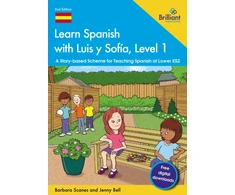 KNYGA Bookshop Learn Spanish with Luis y Sofia, Level 1