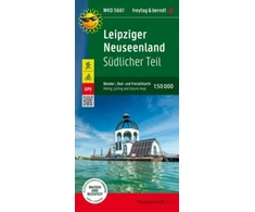 KNYGA Bookshop Leipziger Neuseenland - southern part, hiking, cycling and leisure map 1:50,000, freytag &amp; berndt, WKD 5661