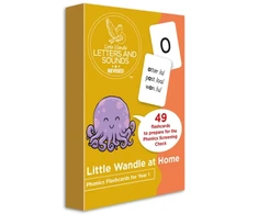 KNYGA Bookshop Little Wandle at Home Phonics Flashcards for Year 1