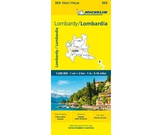 KNYGA Bookshop Lombardia - Michelin Local Map 353