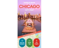 KNYGA Bookshop Lonely Planet Chicago City Map