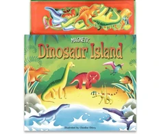 KNYGA Bookshop Magnetic Dinosaur Island