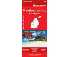 KNYGA Bookshop Maurice (Mauritius) - Michelin National Map 740