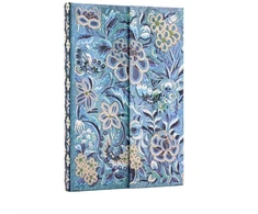 KNYGA Bookshop Mėlyna Willow (Celebrate Hanfu) Mini Unlined Hardcover Journal (Wrap Closure)