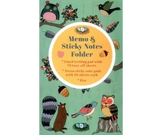 KNYGA Bookshop Memo &amp; Sticky Notes Folder: Woodland Creatures