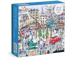 Dėlionė Bookshop Michael Storrings Christmas in Paris 1000 Piece Foil Puzzle