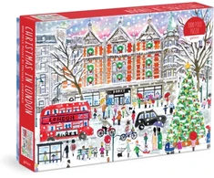 Dėlionė Bookshop Michael Storrings Christmas in London 1000 Piece Puzzle