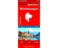 KNYGA Bookshop Montenegro - Michelin National Map 780